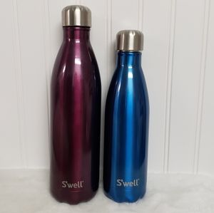 Metallic S’Well Insulated Water Bottle lot 17oz and bigger